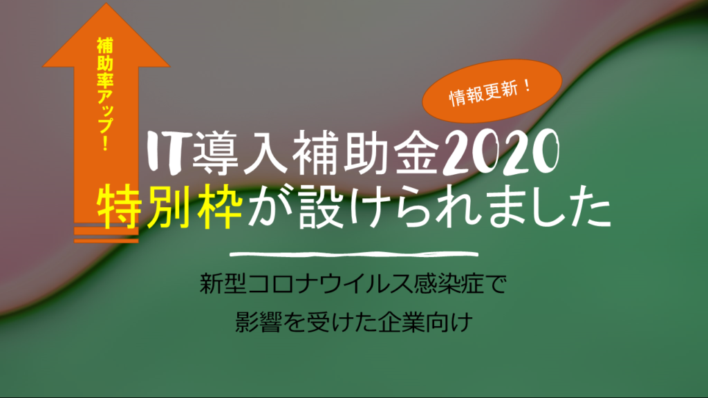 持続 化 補助 金 特別 枠